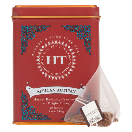 African Autumn, HT Tin of 20 Sachets