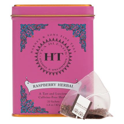 Raspberry Herbal, HT Tin of 20 Sachets