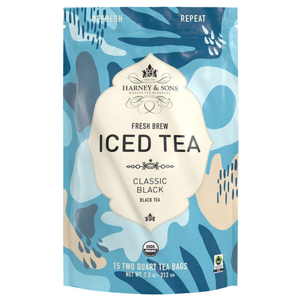 Organic Plain Black (Classic Black) Fresh Brew Iced Tea