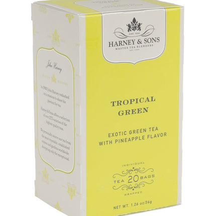 Tropical Green, Box of 20 Premium Teabags
