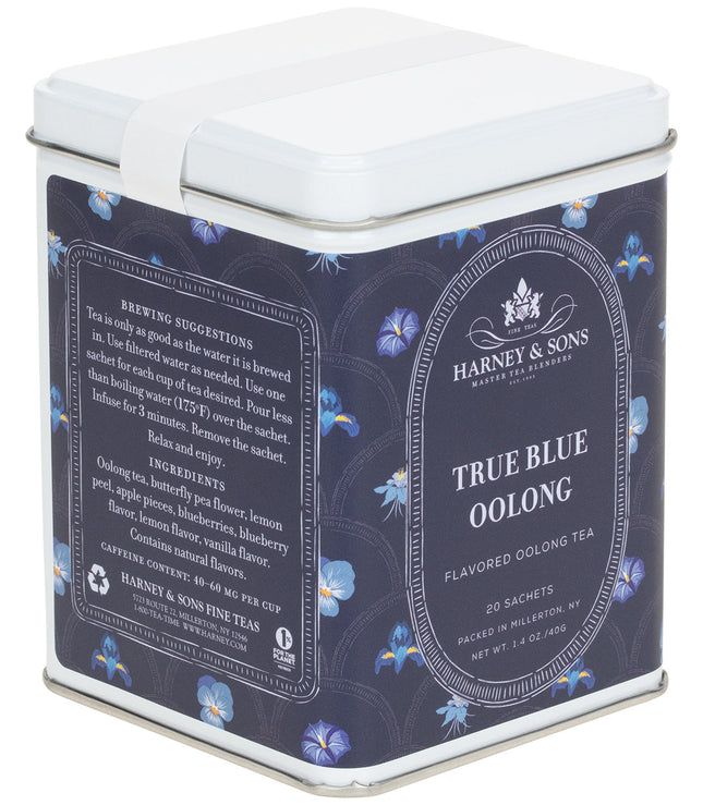 True Blue Oolong, Tin of 20 Sachets