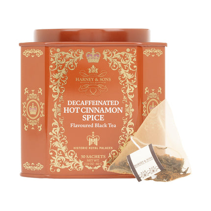 Decaf Hot Cinnamon Spice, HRP Tin of 30 Sachets