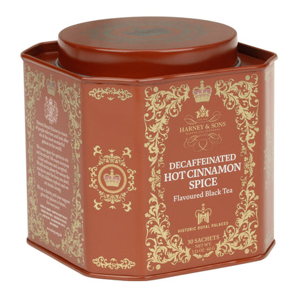 Decaf Hot Cinnamon Spice, HRP Tin of 30 Sachets