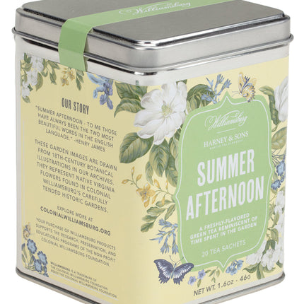 Williamsburg Summer Afternoon Tea, Tin of 20 Sachets