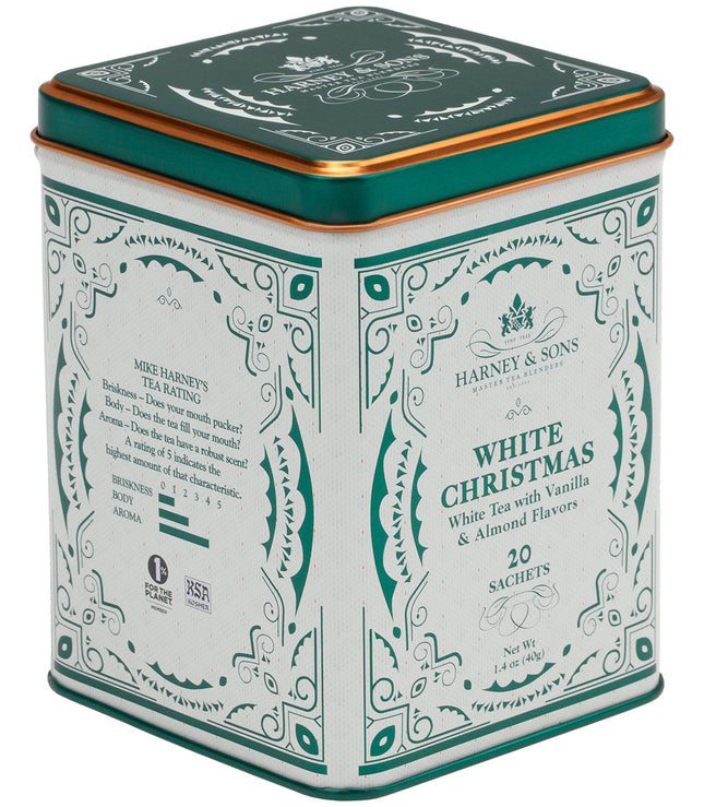White Christmas Tea, Tin of 20 Sachets