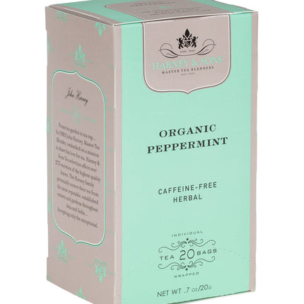 Organic Peppermint Herbal Premium Teabags