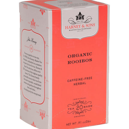 Organic Rooibos, Box of 20 Premium Teabags