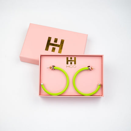 Hoops - Lime Green