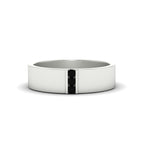 14k White Gold / Black Diamond / Lab Grown