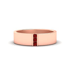 14k Rose Gold / Ruby / Lab Grown
