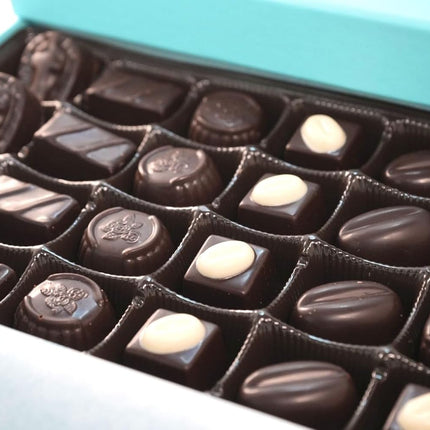 Andy Anand 24 pcs Sugar Free Vegan Dark Chocolate Truffles – 60% Chocolate (Cocoa Butter), Dairy Free, Soy Free, Sesame Free, Gift Boxed