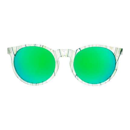 "Marble Arts Master” Circle G Polarized Sunglasses