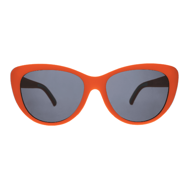"Ties Cherry Stem With Tongue" Orange Glam G Polarized Sunglasses