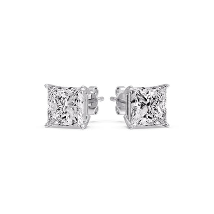 Princess Cut Diamond Stud Earring