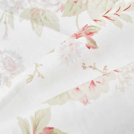 DaDa Bedding Set of 4-Pieces Hint of Mint Floral Cotton Dining Table Napkins 18" x 18" (3036)