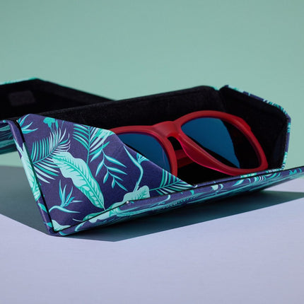 "Enter The Fold” Folding Sunglasses Case