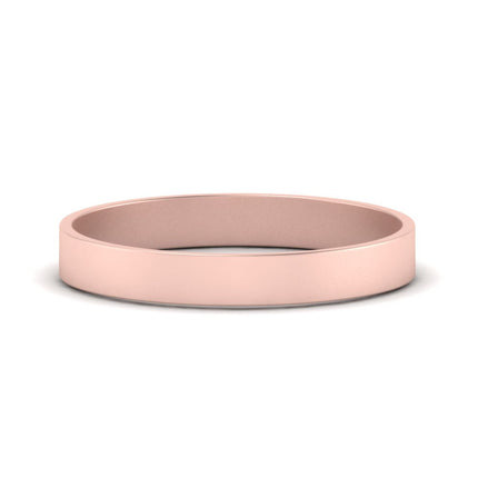 5 mm Flat Gold Wedding Band