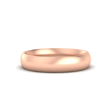 Minimalist 4mm Mens Wedding Band