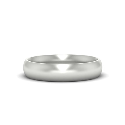 Minimalist 4mm Mens Wedding Band