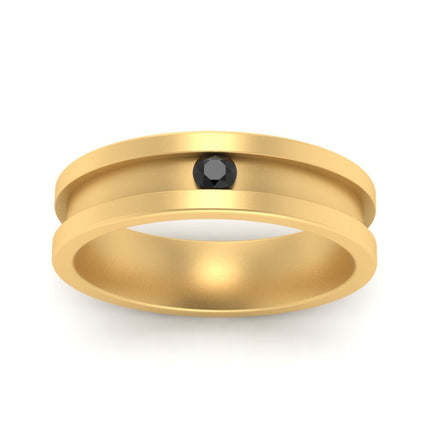 Single Stone Mens Promise Ring