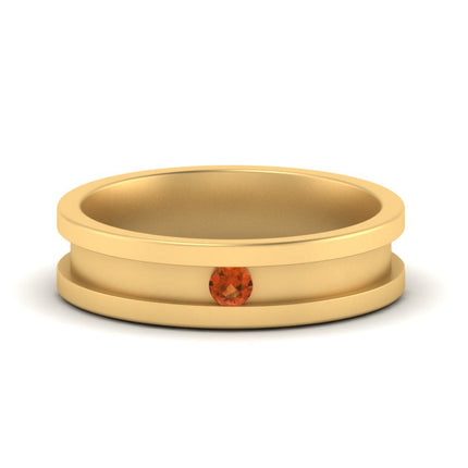 Single Stone Mens Promise Ring