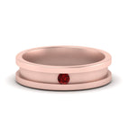 14k Rose Gold / Ruby / Lab Grown