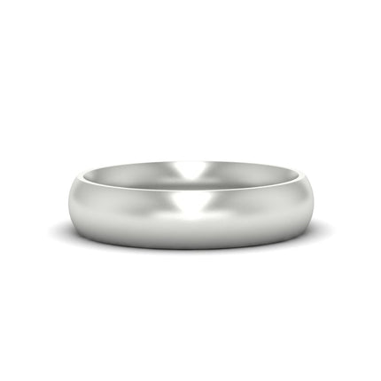 Minimalist 4mm Mens Wedding Band