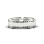 14k White Gold / 7 mm
