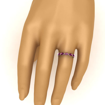 7 Stone Marquise East West 1 Carat Band