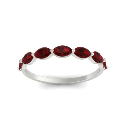 7 Stone Marquise East West 1 Carat Band