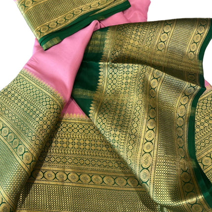 120gm Thickness Pure Mysoore Silk Saree