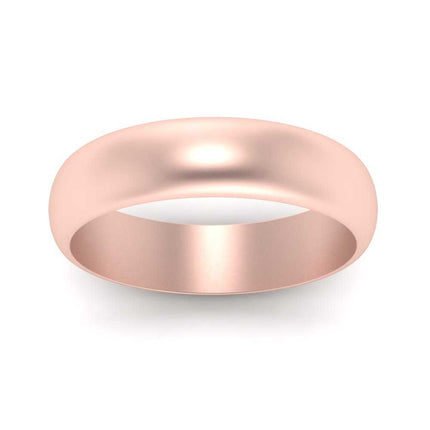 Low Dome 6mm Men Wedding Band