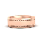 14k Rose Gold / 8 mm