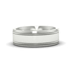 14k White Gold / 8 mm