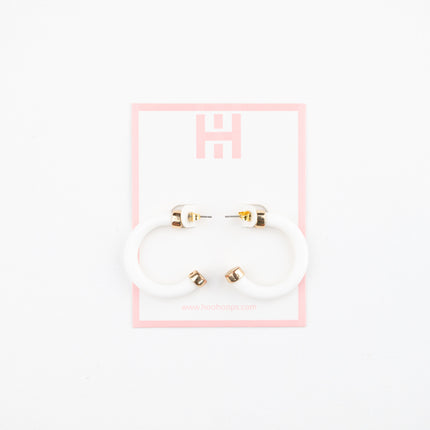 Mini Hoops - White