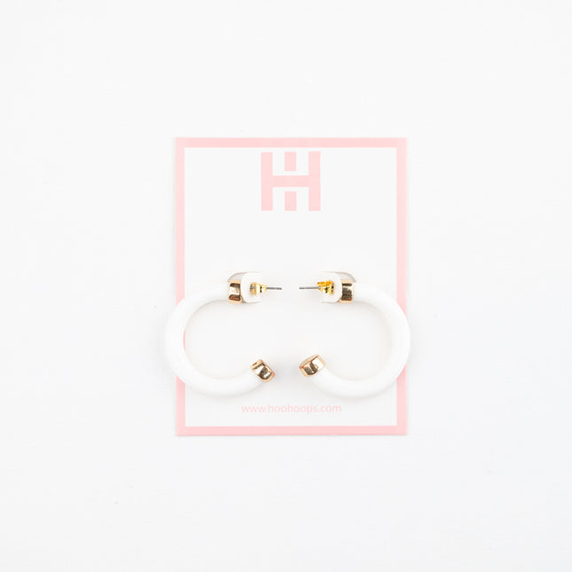 Mini Hoops - White