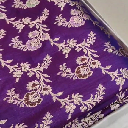 Banarasi Handwoven Pure Katan Silk Saree