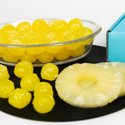 Andy Anand Chocolatier Sugar Free Pear Drops, Hard Candy Boiled in Copper Kettle for that unique taste, Flown from Europe 25 Pieces - Sugar & Aspartame Free - Naturally Flavored & Sweetened - Non-GMO, Gluten Free, Keto & Diabetic Friendly