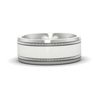 14k White Gold / 9 mm