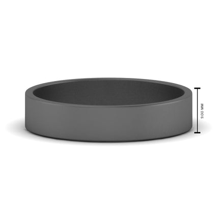 5 mm Flat Gold Wedding Band