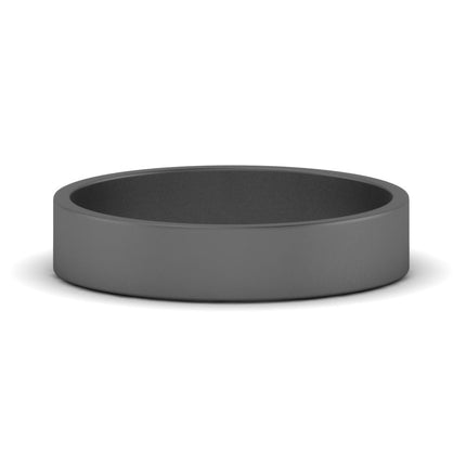 5 mm Flat Gold Wedding Band