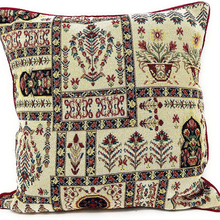 DaDa Bedding Set of 4 Pieces - Floral Garden Botanical Tapestry Throw Pillow Covers Bundle Pack - 16" x 16"