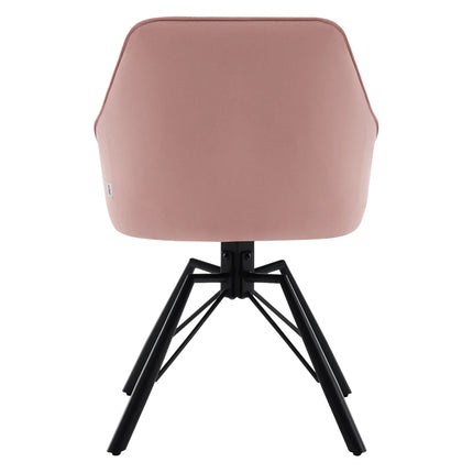 VelvetWhirl Comfort Dining Duo – 2PCS Swivel Upholstered Armchair Set for Kitchen & Living Harmony