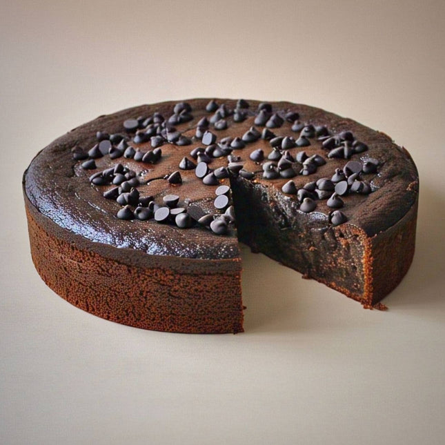 Andy Anand Sugar Free Chocolate Chip Cake - Divine dark chocolate chip Cake Delight - Best Birthday Cakes Delivery From Bakery (2.8 lbs)