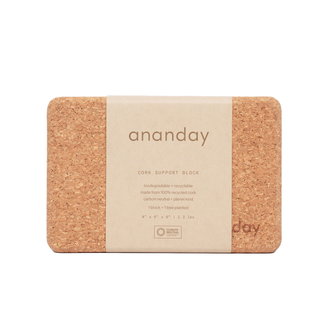 Cork Yoga Block