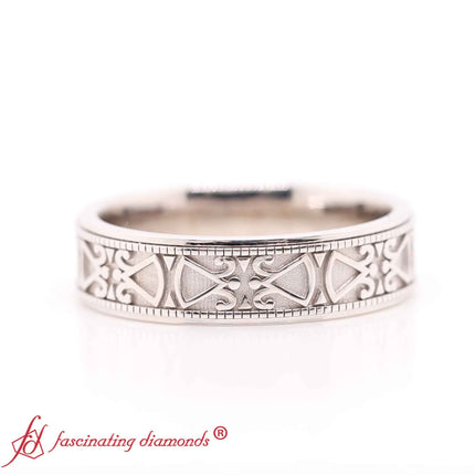 Antique Design Wedding Band