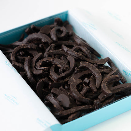 Andy Anand 60% Dark Chocolate Cherry Peel, Vegan, Gluten-Free, 1 lb Gift Box (Approx. 105 Hand-Dipped Pieces) – Premium Italian Gourmet Treat