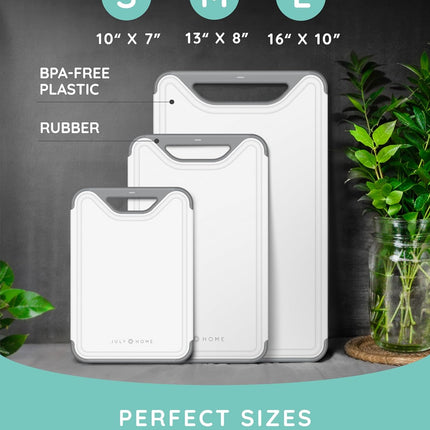 Cutting Board Set of 3, Gray