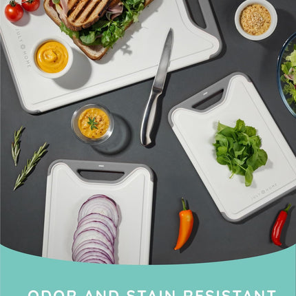 Cutting Board Set of 3, Gray