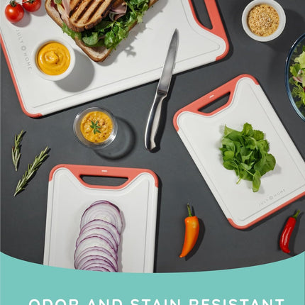 Cutting Board Set Of 3 Pink